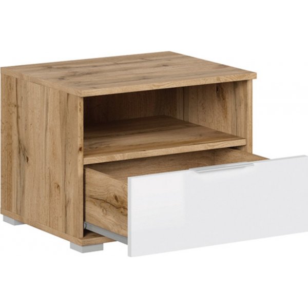 Zele nattbord - Eik/hvit