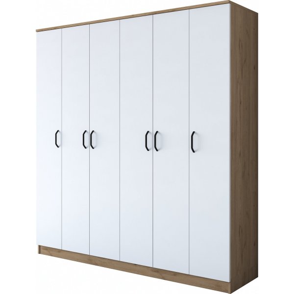 Baden garderobe 14 - Valnøtt/hvit Baden garderobe 14 - Valnøtt/hvit