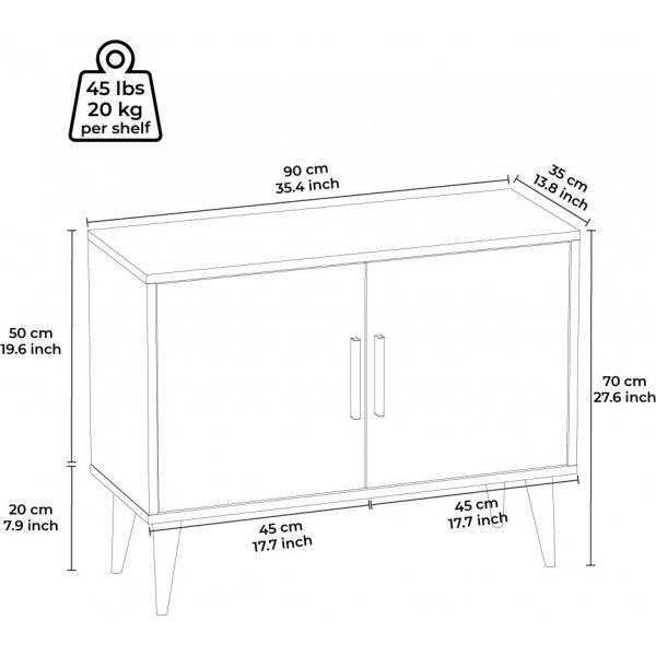Cordusio skap - Hvit Cordusio skap - Hvit