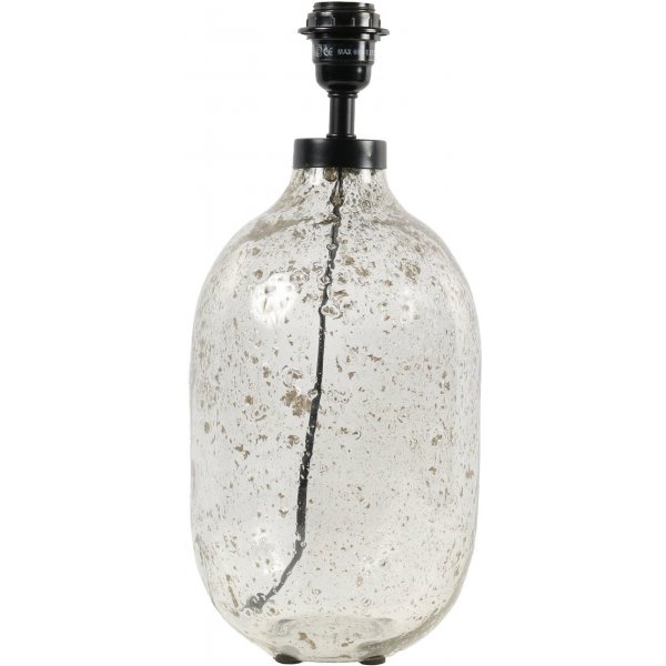 Groove lampefot - Klart glass - 53 cm