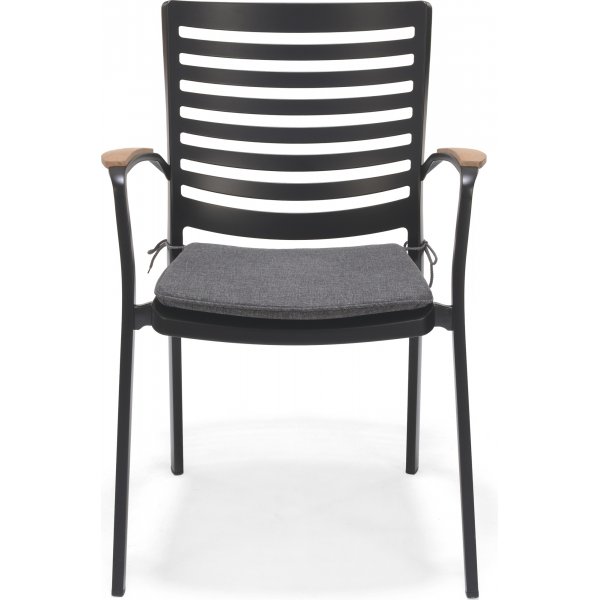 Portals spisegruppe 1 - Sort/teak