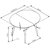Palomar spisebord 120-200 cm - Hvit/eik