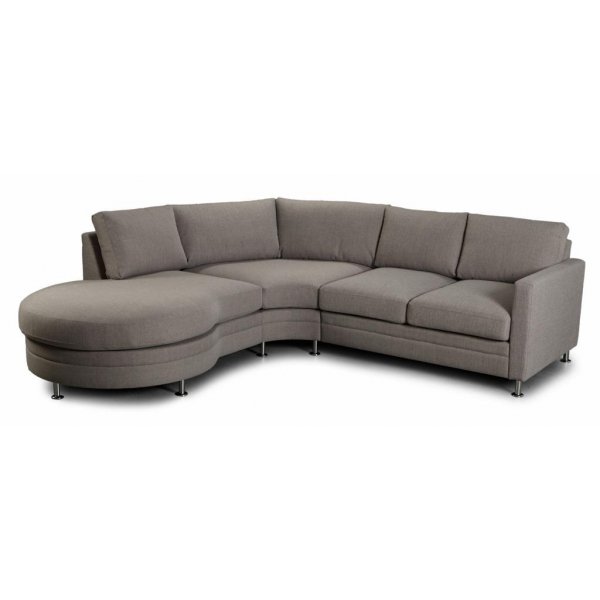 Moderne Living Hjrnesofa med cozy divan - Valgfri farge