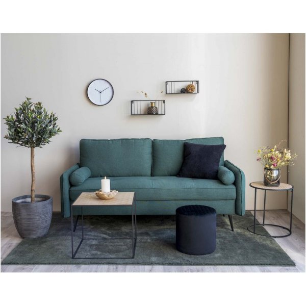 Imola 2,5-seters sofa - Gr�nn/svart