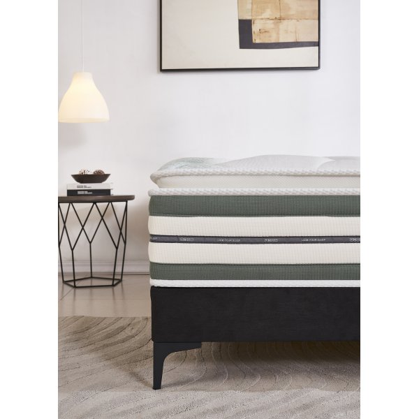 Madrass med innebygd madrassunderlag - Pocket system 5-soner Madrass med innebygd madrassunderlag - Pocket system 5-soner