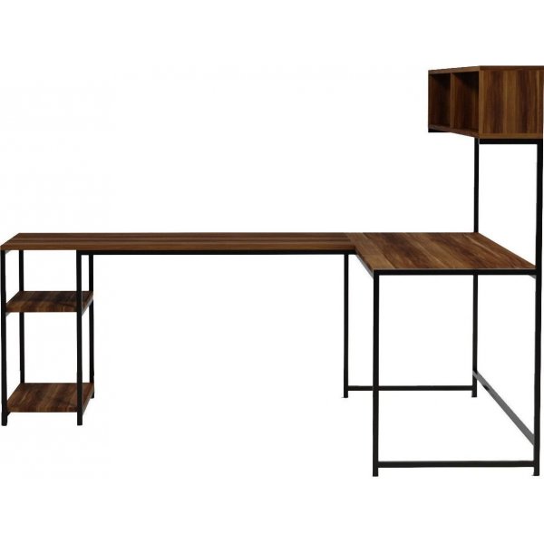 Casino hjørneskrivebord - Valnøtt Casino hjørneskrivebord - Valnøtt