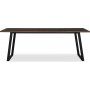 Edge 3.0 Spisebord 240x90 - Brunfarget sildbein