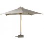Naxos parasoll 300 x 300 cm - Natur/Hvit