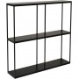 Saladin vegghylle 2x2 - Svart