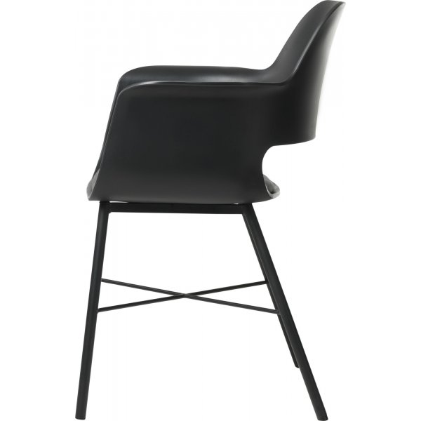 Roma svart lenestol med sittepute Roma svart lenestol med sittepute