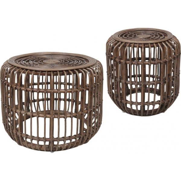 Edsta settbord - Brun + Møbelføtter Edsta settbord - Brun + Møbelføtter