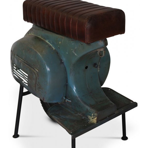 Scooter Bar Krakk - Vintage Blå / Brun Scooter Bar Krakk - Vintage Blå / Brun