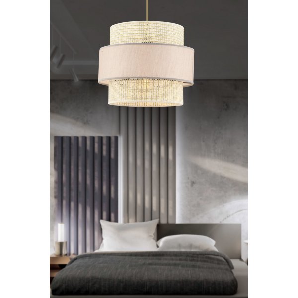 Cascade taklampe - Krem/beige Cascade taklampe - Krem/beige