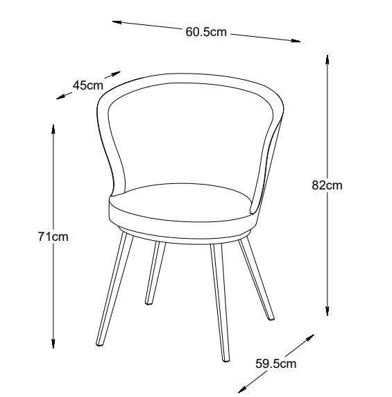Billy lenestol i lys gr PU