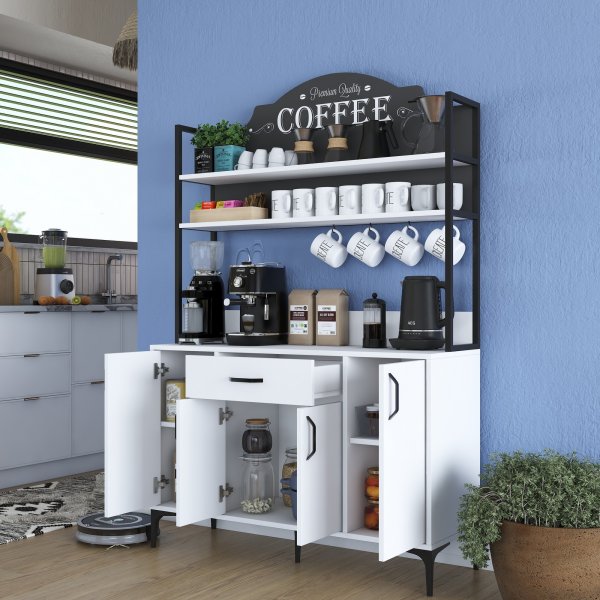 Jericho skap 130 - Hvit Jericho skap 130 - Hvit