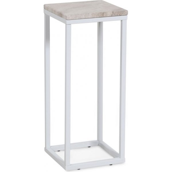 Accent nattbord/pidestall 65 - Hvit / beige