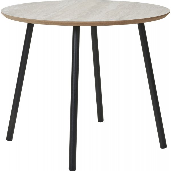 Aalst salongbord 55 cm - Sort/beige