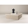 Salongbord beige 90x90 cm - Lennox