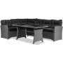 Davenport utegruppe med bord (kunstrotting) - Gr