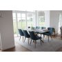 Spisebord Hgans 180 cm - Eik / Sprayglas