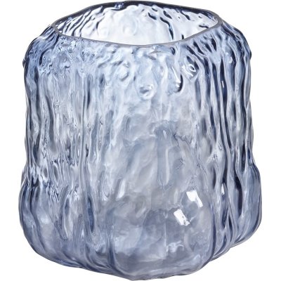 Heli vase/lyslykt 15 x 17 cm - Bl