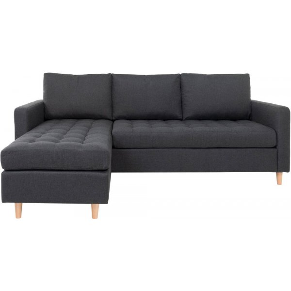 Firenze Divansofa - Mrkegr/bk