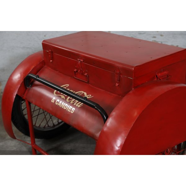 Barvogn - Rød metall Barvogn - Rød metall