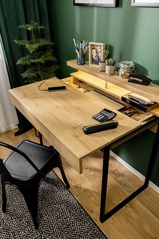 Darin skrivebord 100,2 x 57 cm - Eik Darin skrivebord 100,2 x 57 cm - Eik