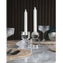 Torcello lysestake - klart glass