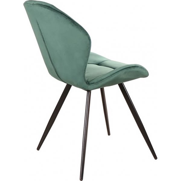 Ginger spisestuestol - Grønn fløyel Ginger spisestuestol - Grønn fløyel