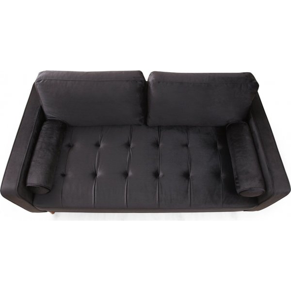 Roma 2-seters sofa - Svart Roma 2-seters sofa - Svart