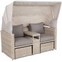 Solsofa Michigan - Beige/beige melert
