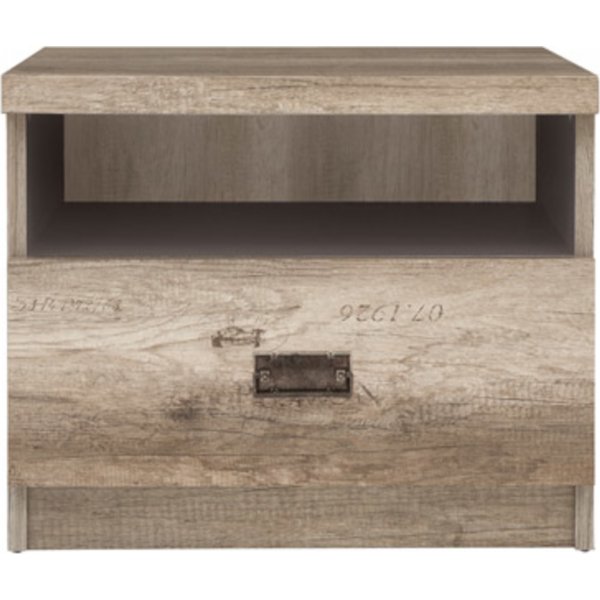 Malcolm nattbord - Eik/gr