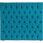 Nord Sengegavl med knappar 160 x 140 cm - Turkis
