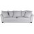 Arild 3-seter sofa med konlvoluttputer - Offwhite lin