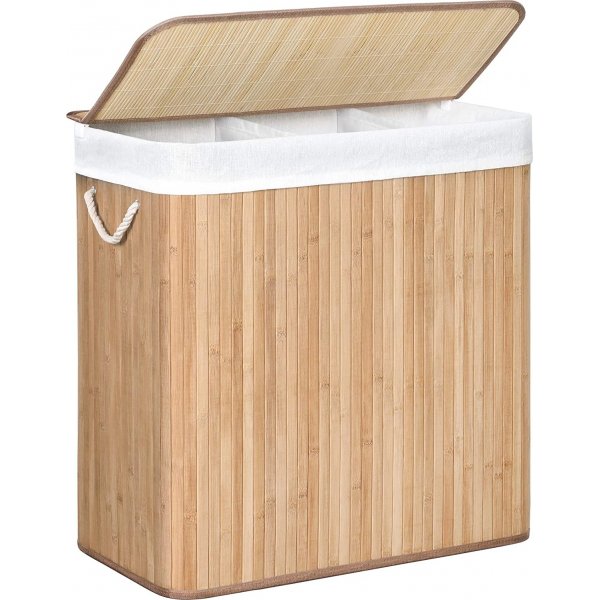 Carolin skittentyskurv 150 l - Bambus