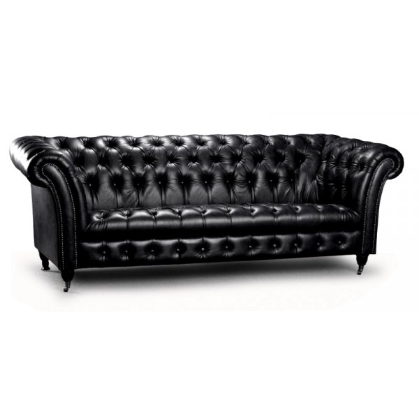 Chesterfield Tsar 3-seter l�rsofa - Valgfri farge!