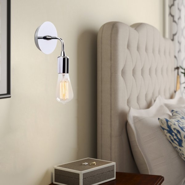 Harput vegglampe N-1323 - Krom