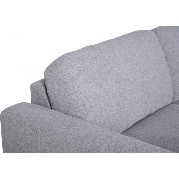 Sofa med vendbar divan grå 283 cm Sofa med vendbar divan grå 283 cm