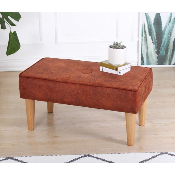 Firkantet krakk - Oransje