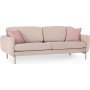 Mint 3-seters sofa - Pudderrosa