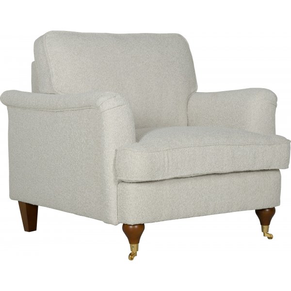 Howard lenestol i bouclé - Watford Deluxe + Møbelføtter Howard lenestol i bouclé - Watford Deluxe + Møbelføtter