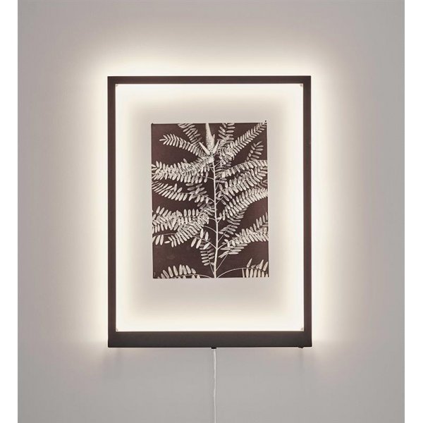 Frame vegglampe 70 x 50 cm - Svart Frame vegglampe 70 x 50 cm - Svart