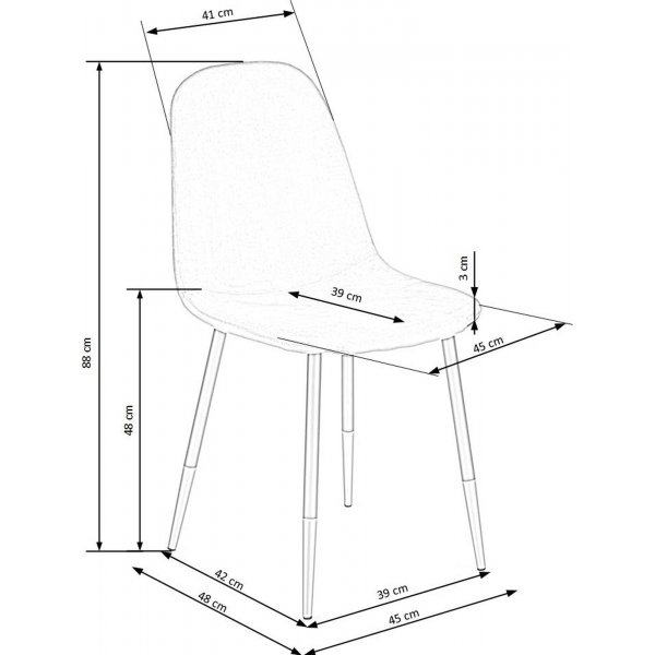 Cadeira spisestuestol 379 - Gr�