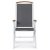 Ekenäs posisjonsstol, hvit aluminium - Grå / Eik-polywood