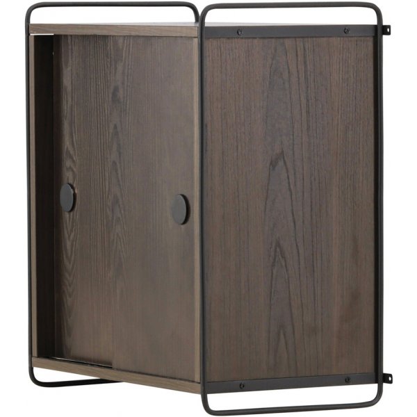 Paris veggskap 68 x 60 cm - Sort/Mocca Paris veggskap 68 x 60 cm - Sort/Mocca