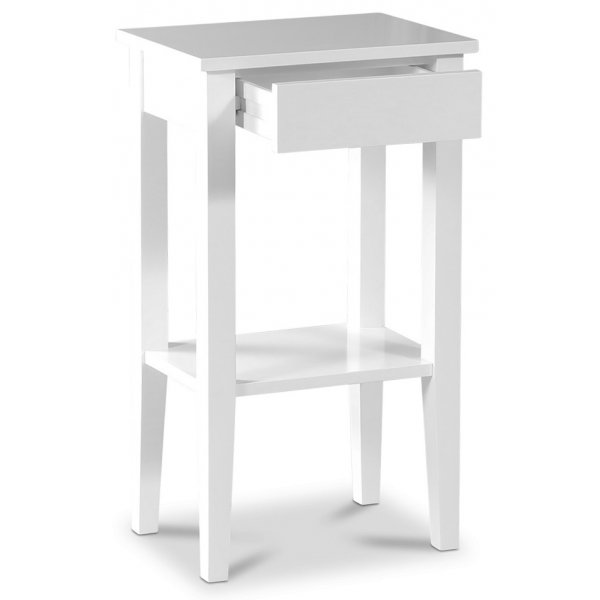 Sandö nattbord med skuff H70 cm - Hvit Sandö nattbord med skuff H70 cm - Hvit