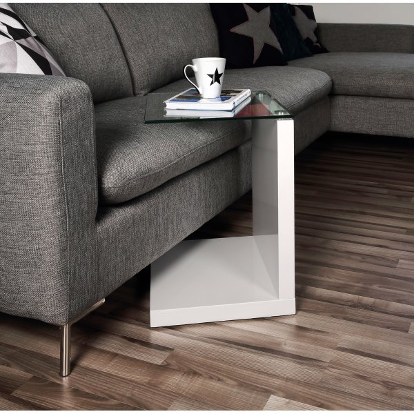 Tupit sidebord 40 x 35 cm - Hvit