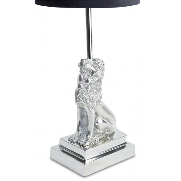 Lve lampefot H32 cm - Slv