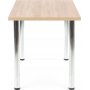 Buno spisebord 120 cm - Sonoma eik/krom